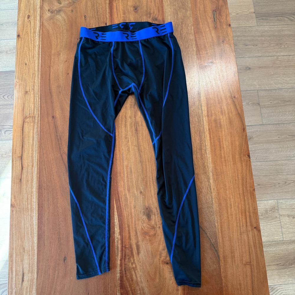 Real Essentials‎ Men's Black Baselayer Pants Size L
